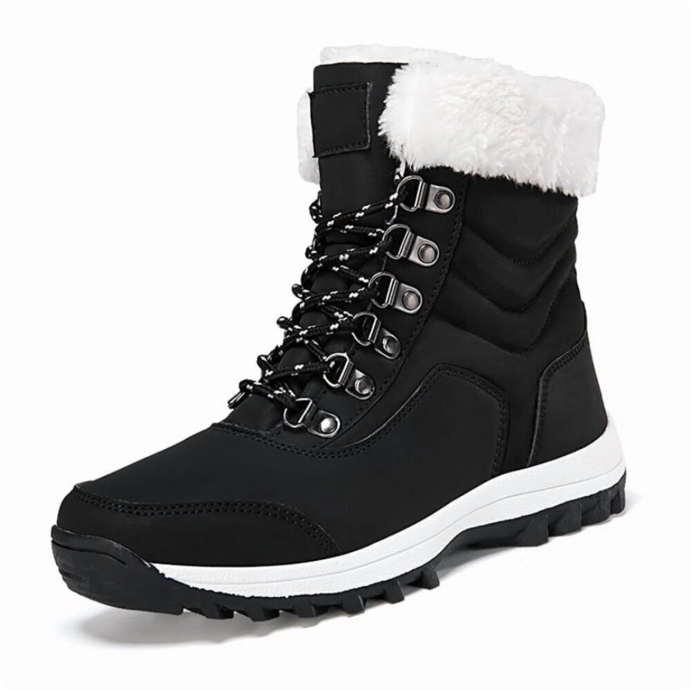 Stepedia Women's Faux Fur Winter Snow Boots
